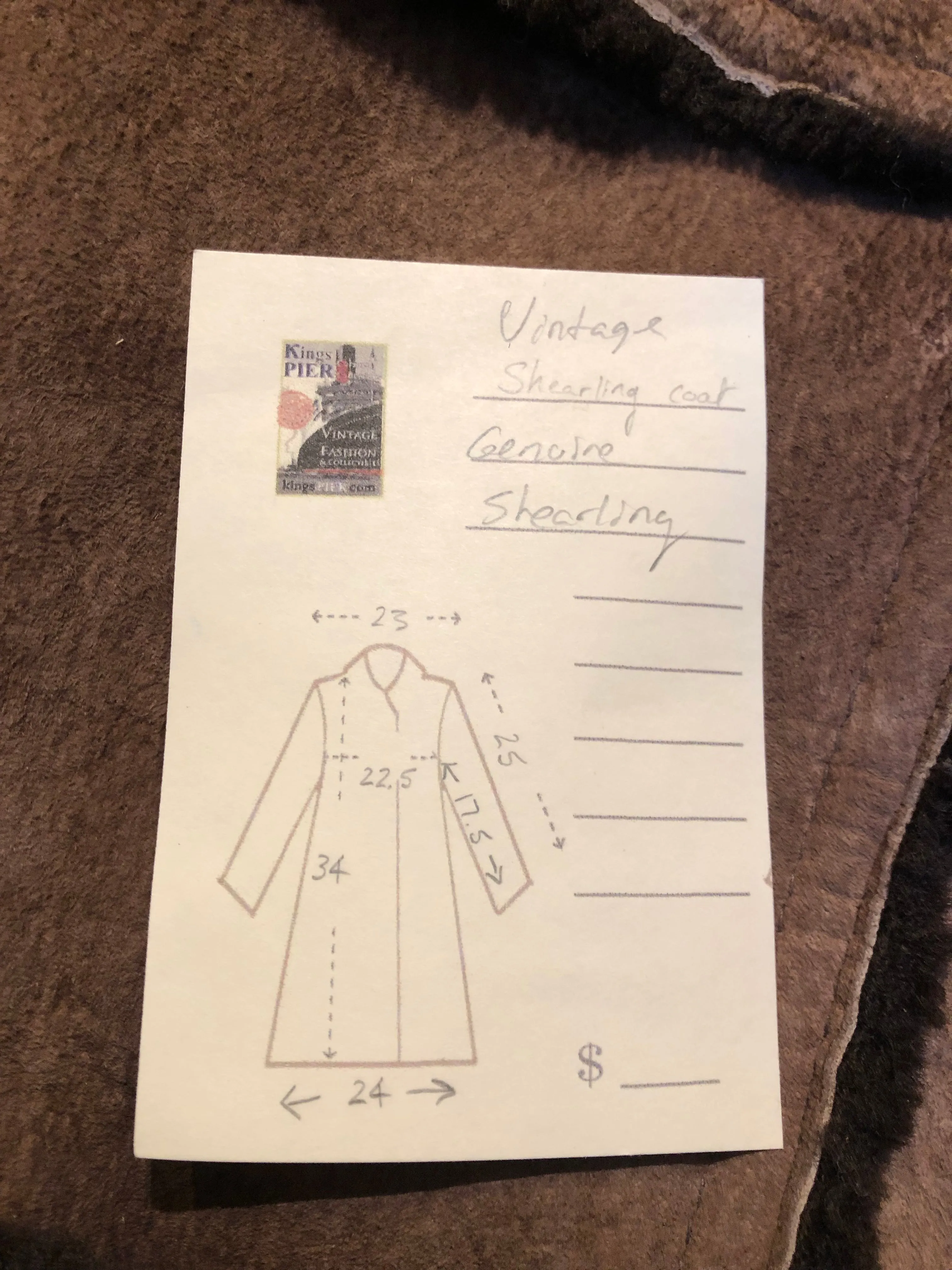 Vintage Shearling Coat