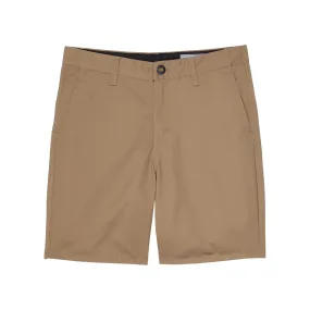 Volcom Frickin Modern Chino Youth Boy's Walkshorts - Khaki