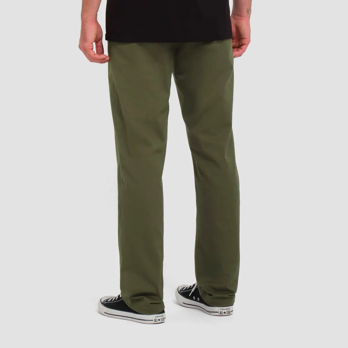 Volcom Frickin Modern Stretch Chino Pants Squadron Green