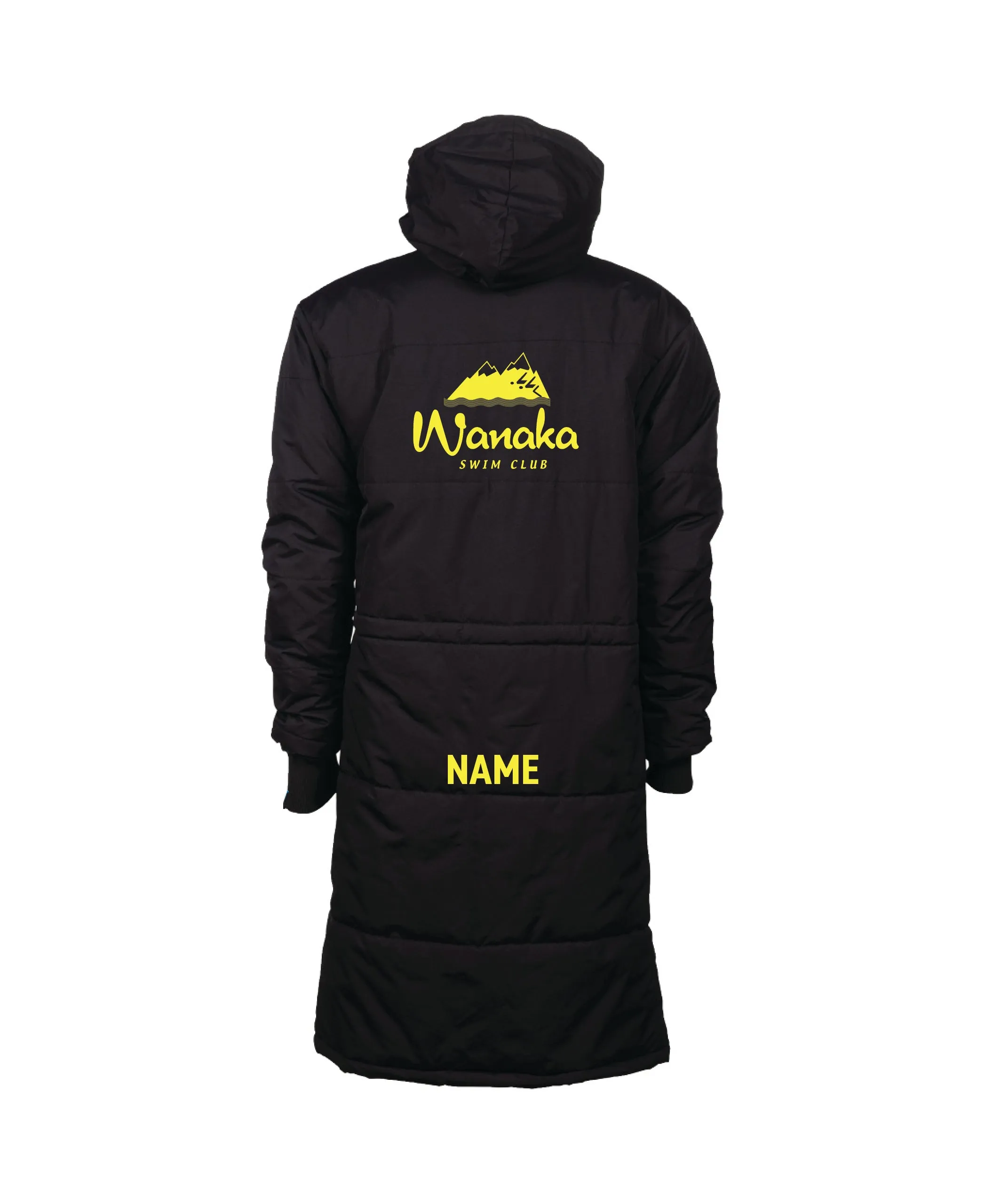 Wanaka Team Parka Solid - Black