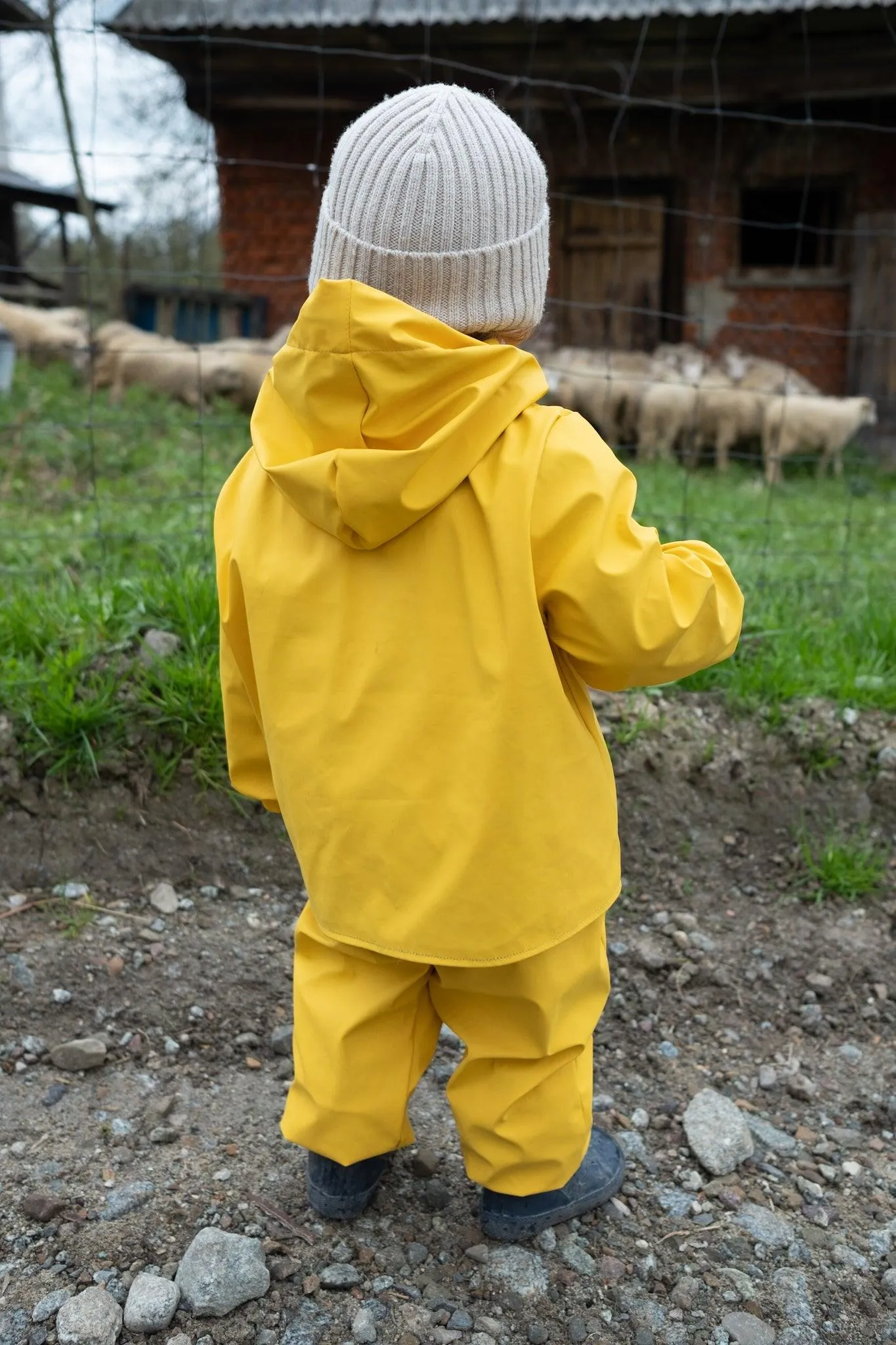 Waterproof Baby/Kid Clothing Set - Yellow