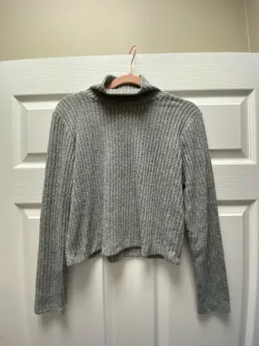 Wilfred Grey Ribbed Turtleneck Sz M