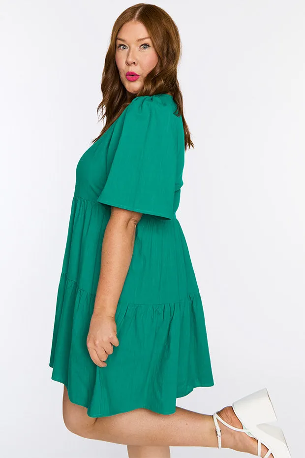 Wilma Green Dress