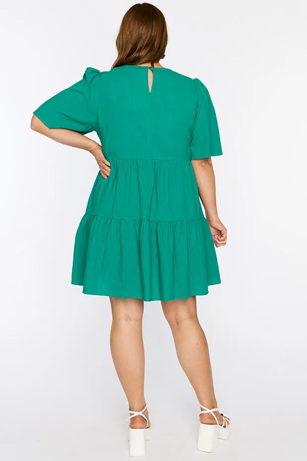 Wilma Green Dress