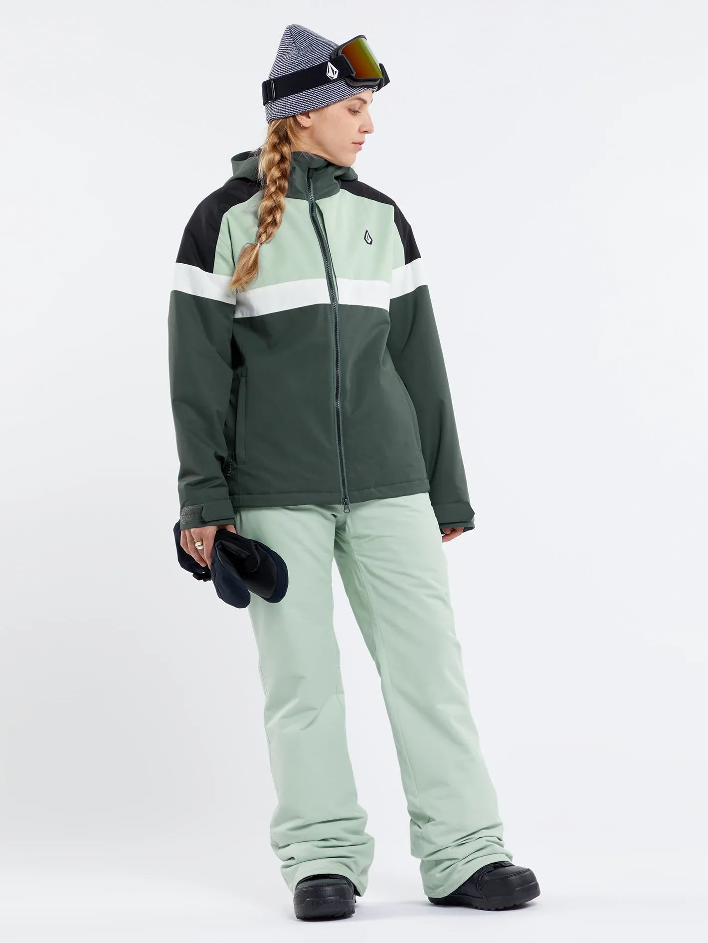 Womens Frochickie Insulated Pants - Sage Frost