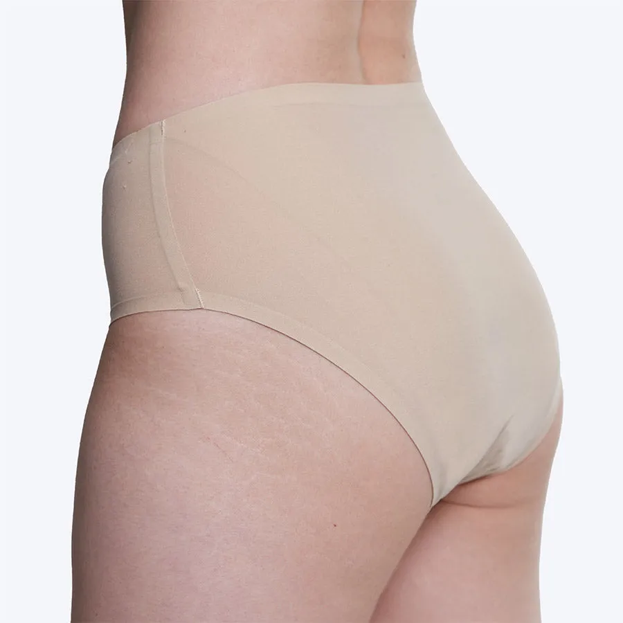 WUKA Stretch Seamless Midi Brief Heavy - Light Nude