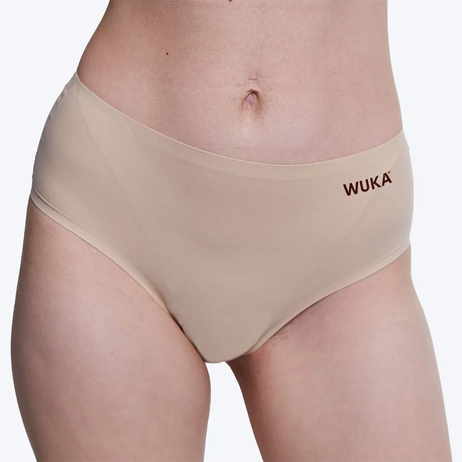 WUKA Stretch Seamless Midi Brief Heavy - Light Nude